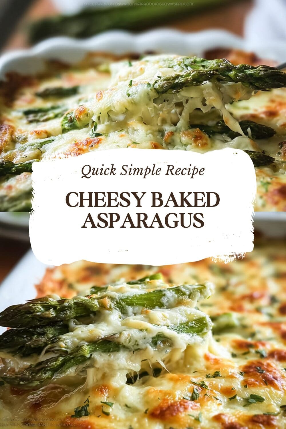 Cheesy Baked Asparagus