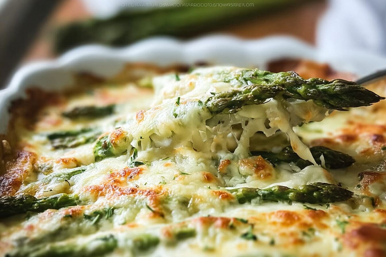 Cheesy Baked Asparagus