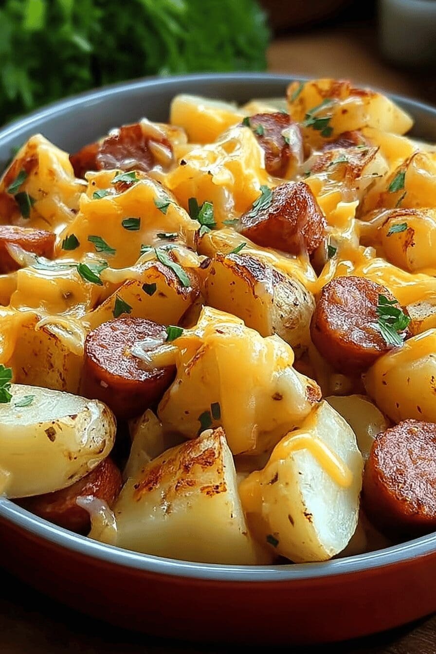 Cheesy Ranch Potatoes Sausage