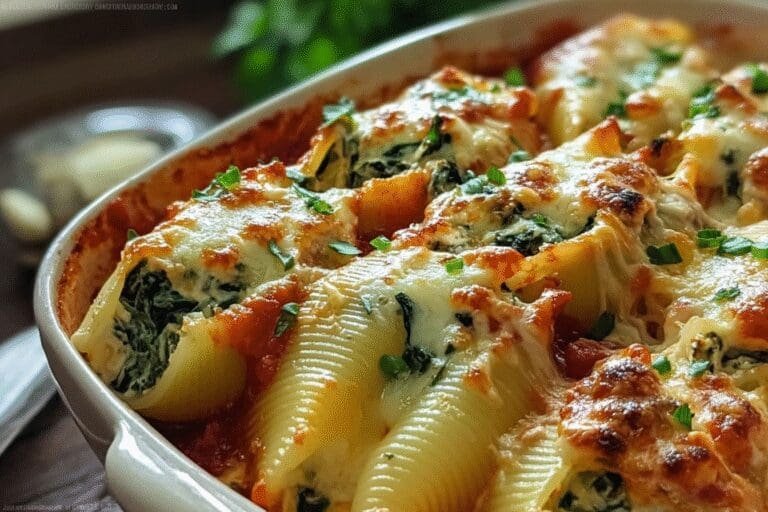 Cheesy Spinach Stuffed Shells 76.Png