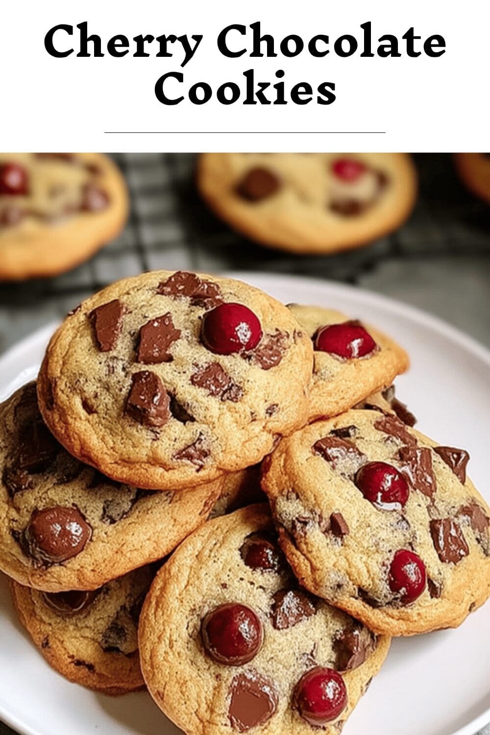 Triple Chocolate Cherry Cookies Recipe With Rich Fudge And Juicy Cherries 7 Cherry Chocolate Cookies