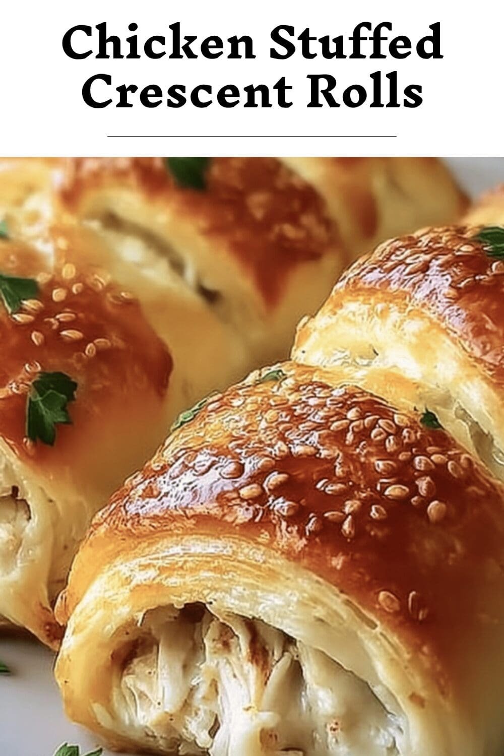 Chicken Stuffed Crescent Rolls