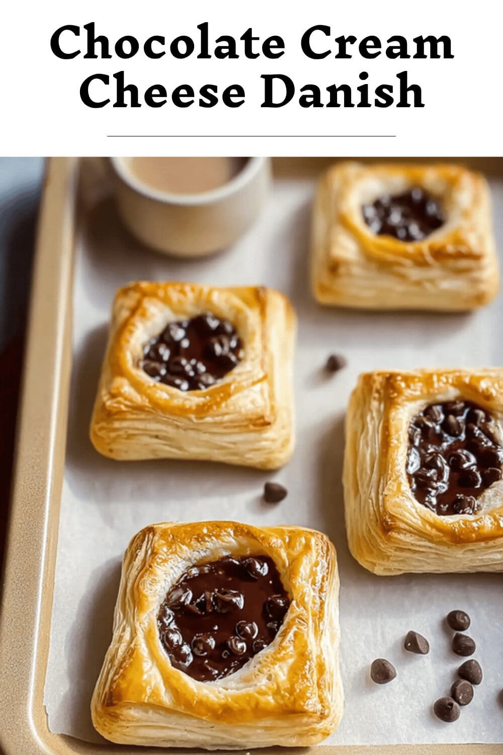 Chocolate Cream Cheese Danish