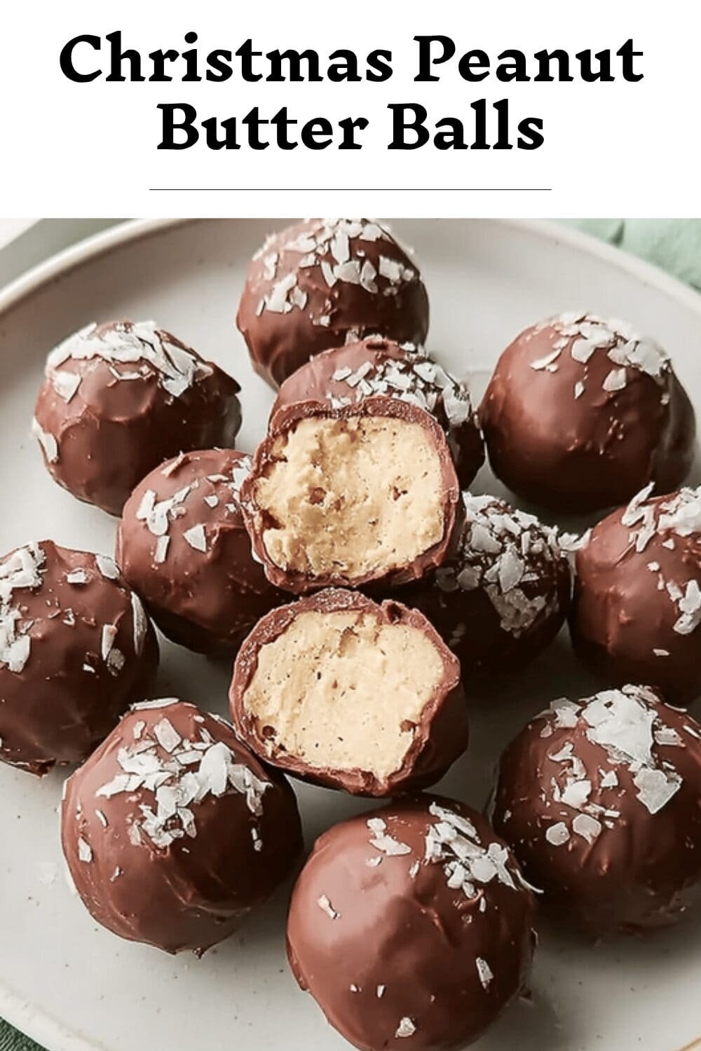 Christmas Peanut Butter Balls