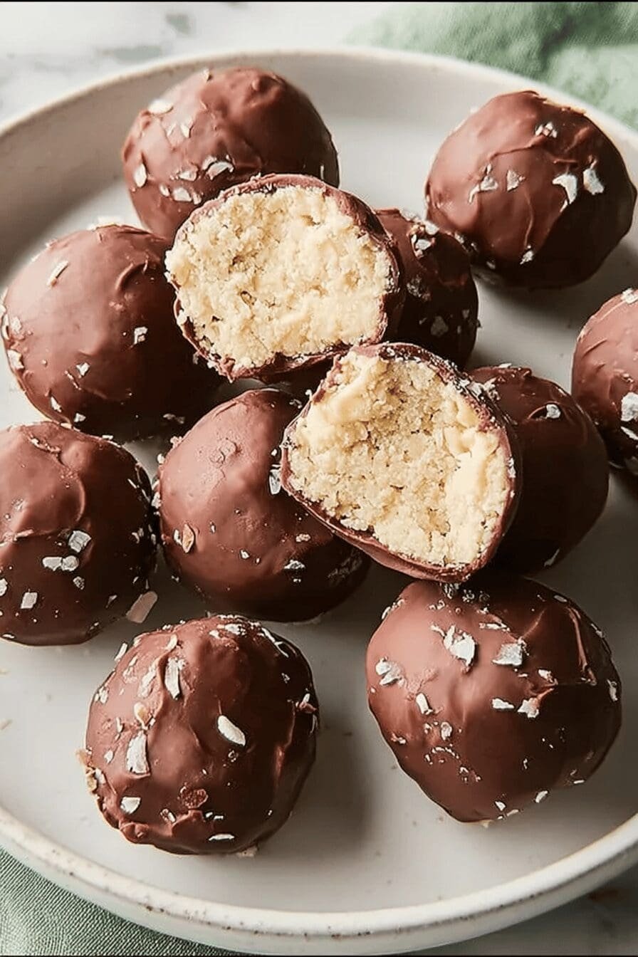 Christmas Peanut Butter Balls