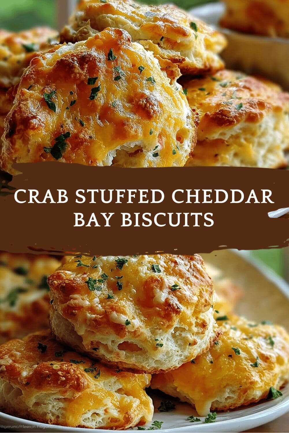 Crab Stuffed Cheddar Bay Biscuits