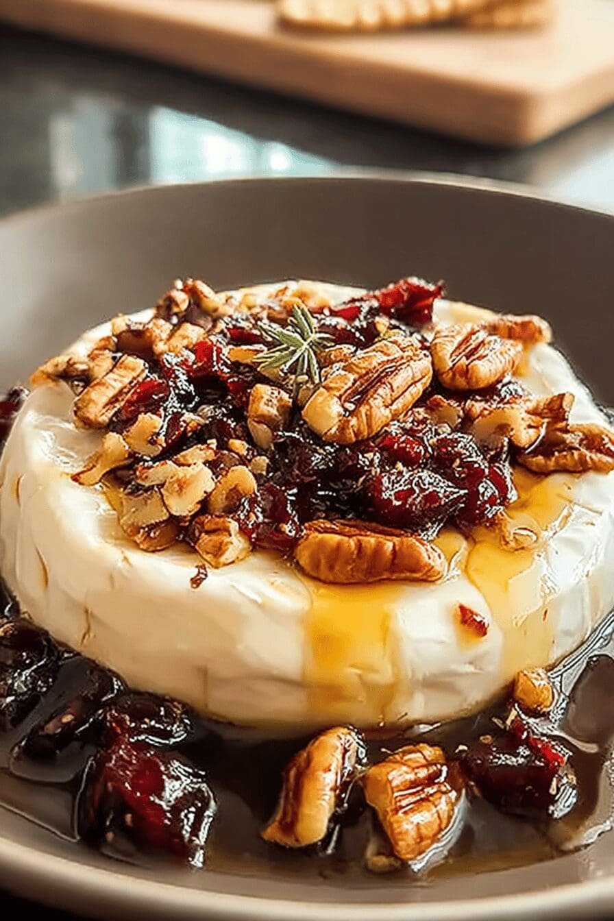 Cranberry Pecan Baked Brie