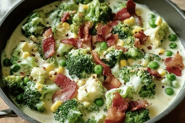 Creamy Garlic Parmesan Broccoli Bacon 9.Png