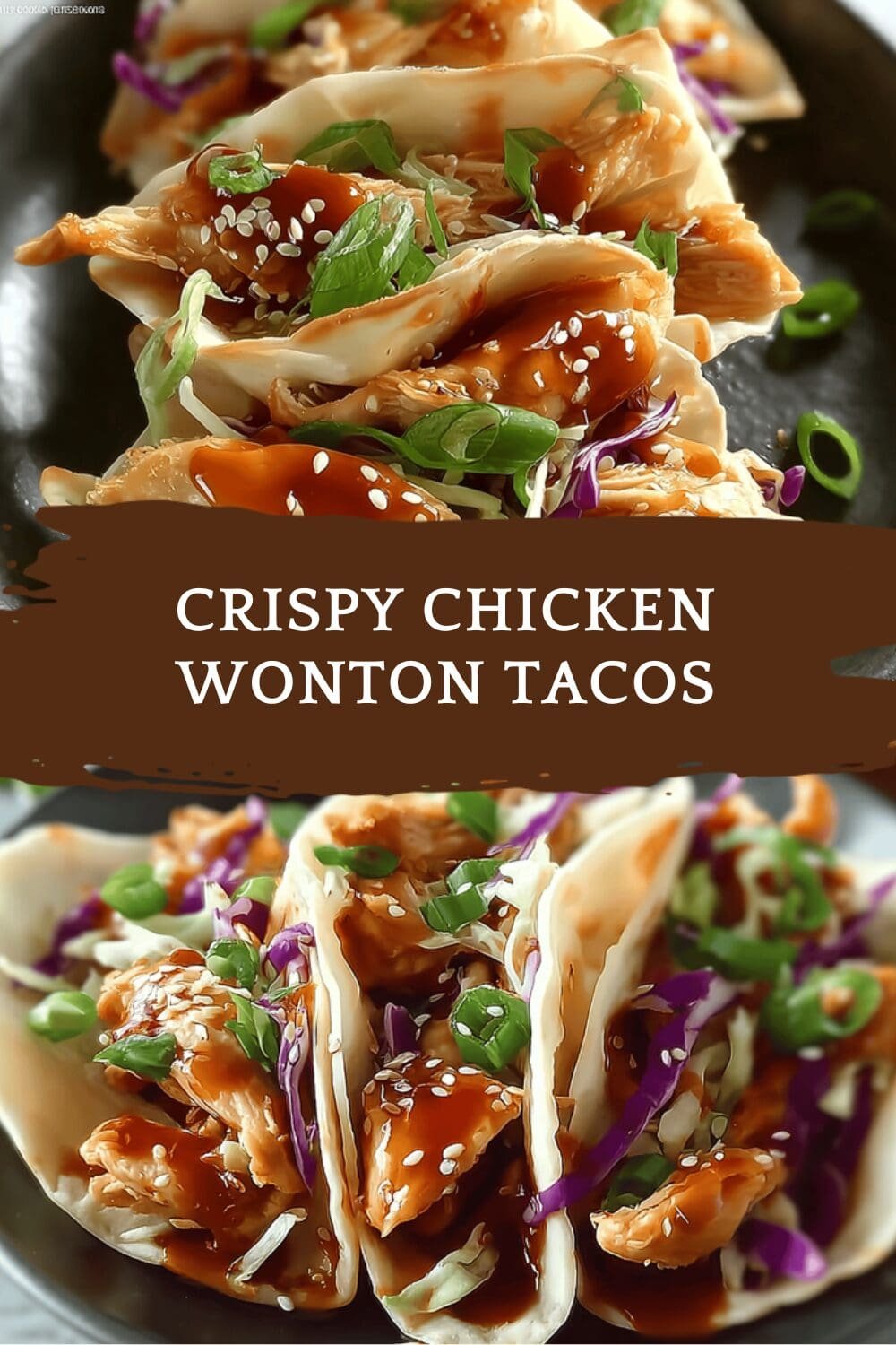Crispy Chicken Wonton Tacos