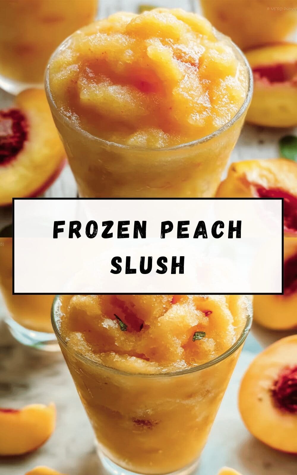 Frozen Peach Slush