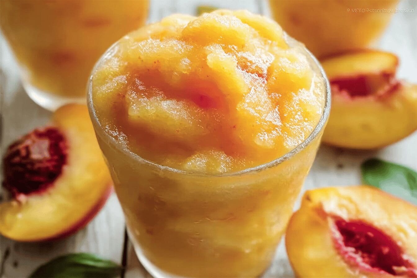 Frozen Peach Slush