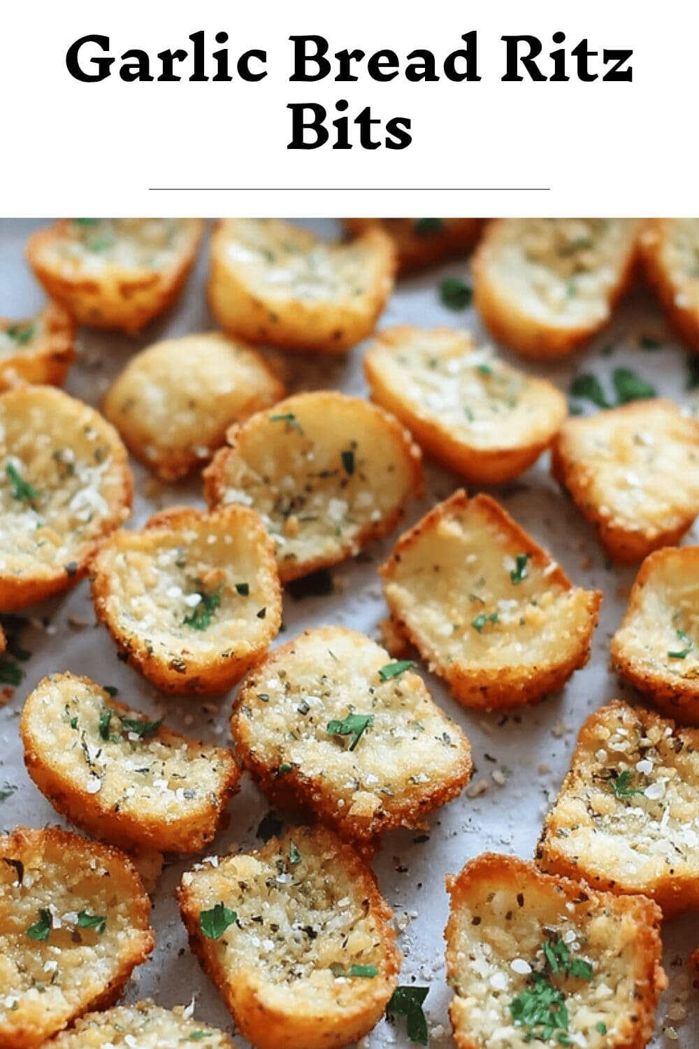 Garlic Bread Ritz Bits