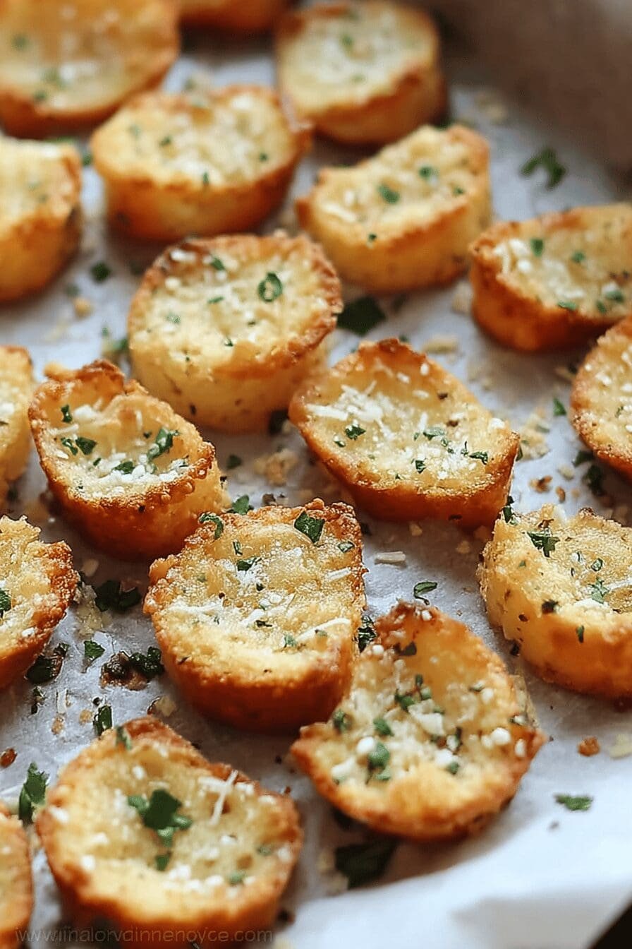 Garlic Bread Ritz Bits