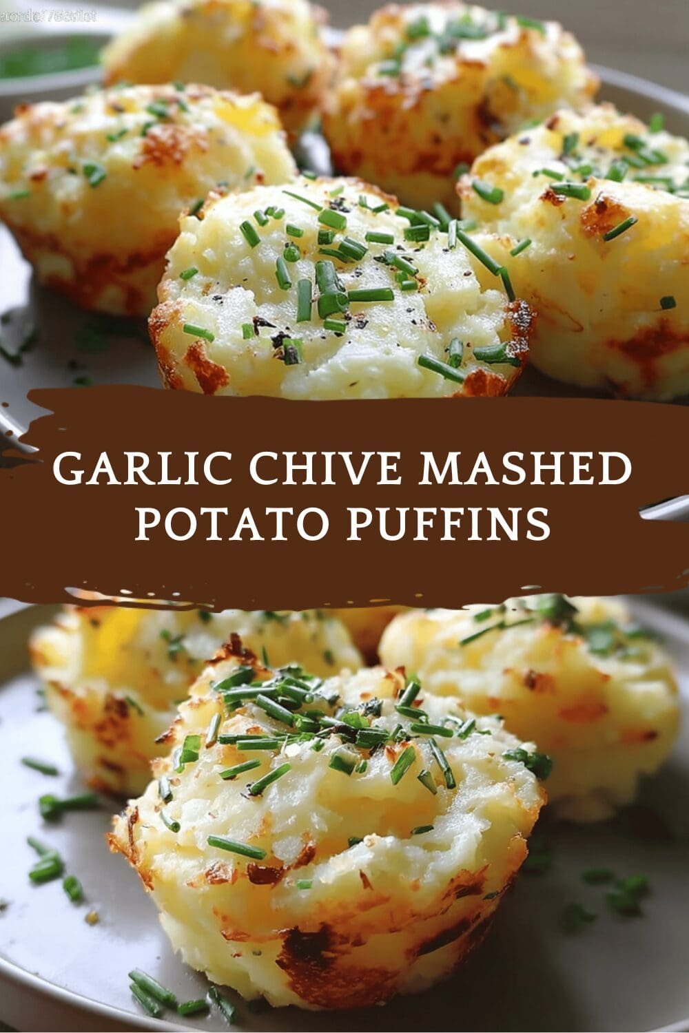Garlic Chive Mashed Potato Puffins