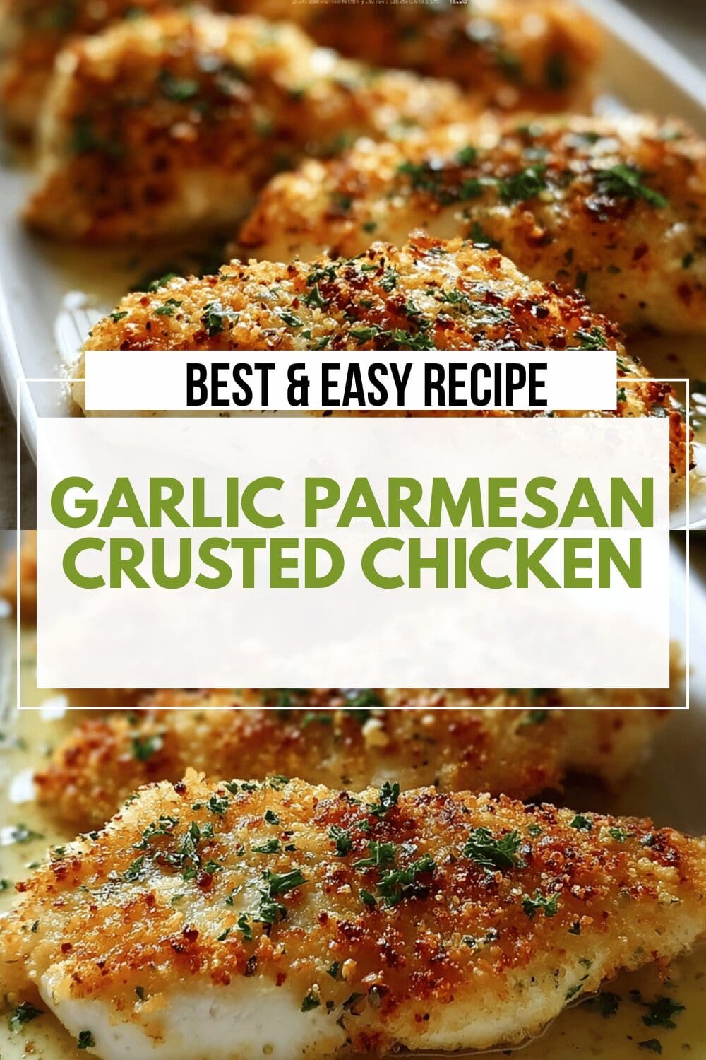 Garlic Parmesan Crusted Chicken