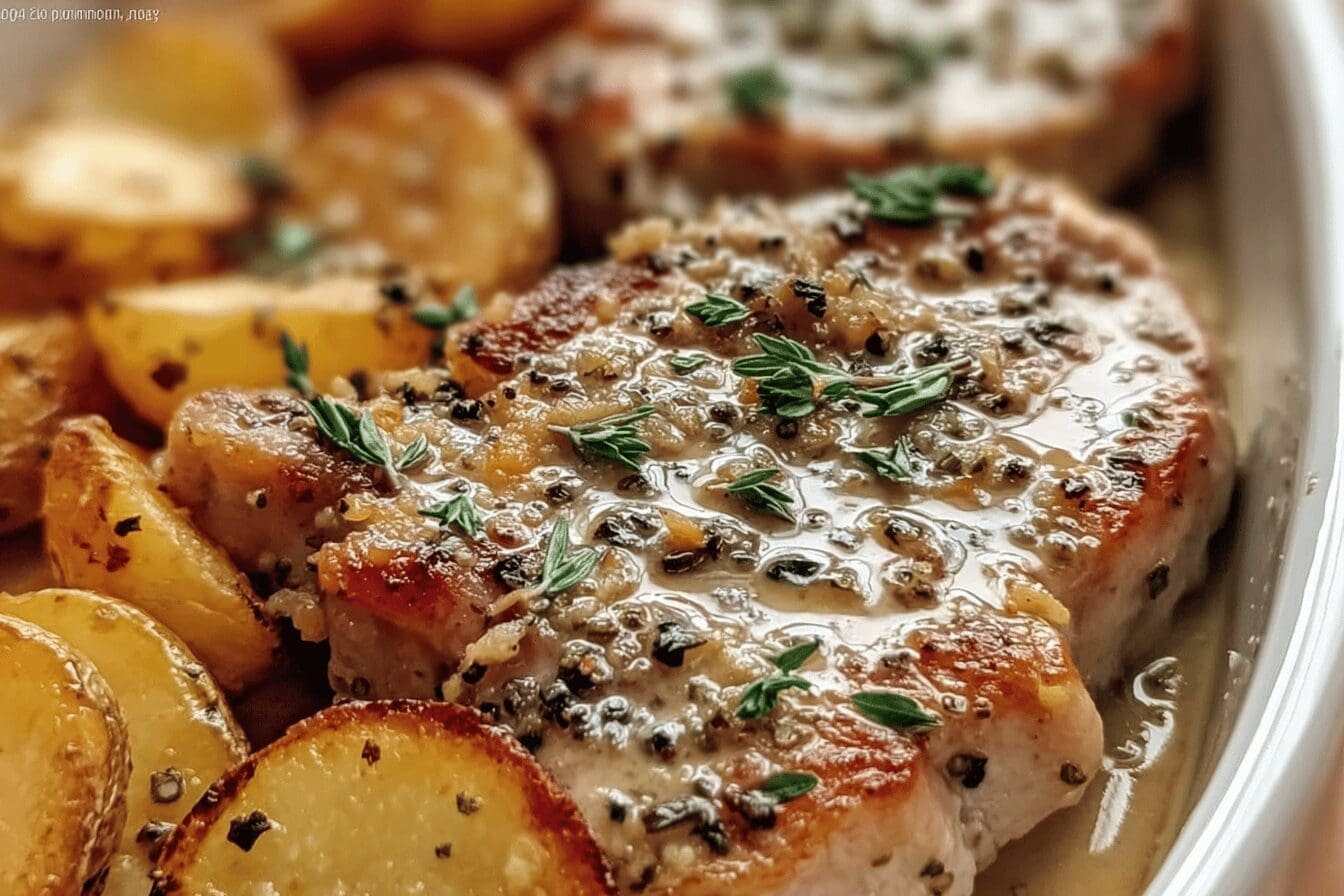 Garlic Parmesan Pork Chops