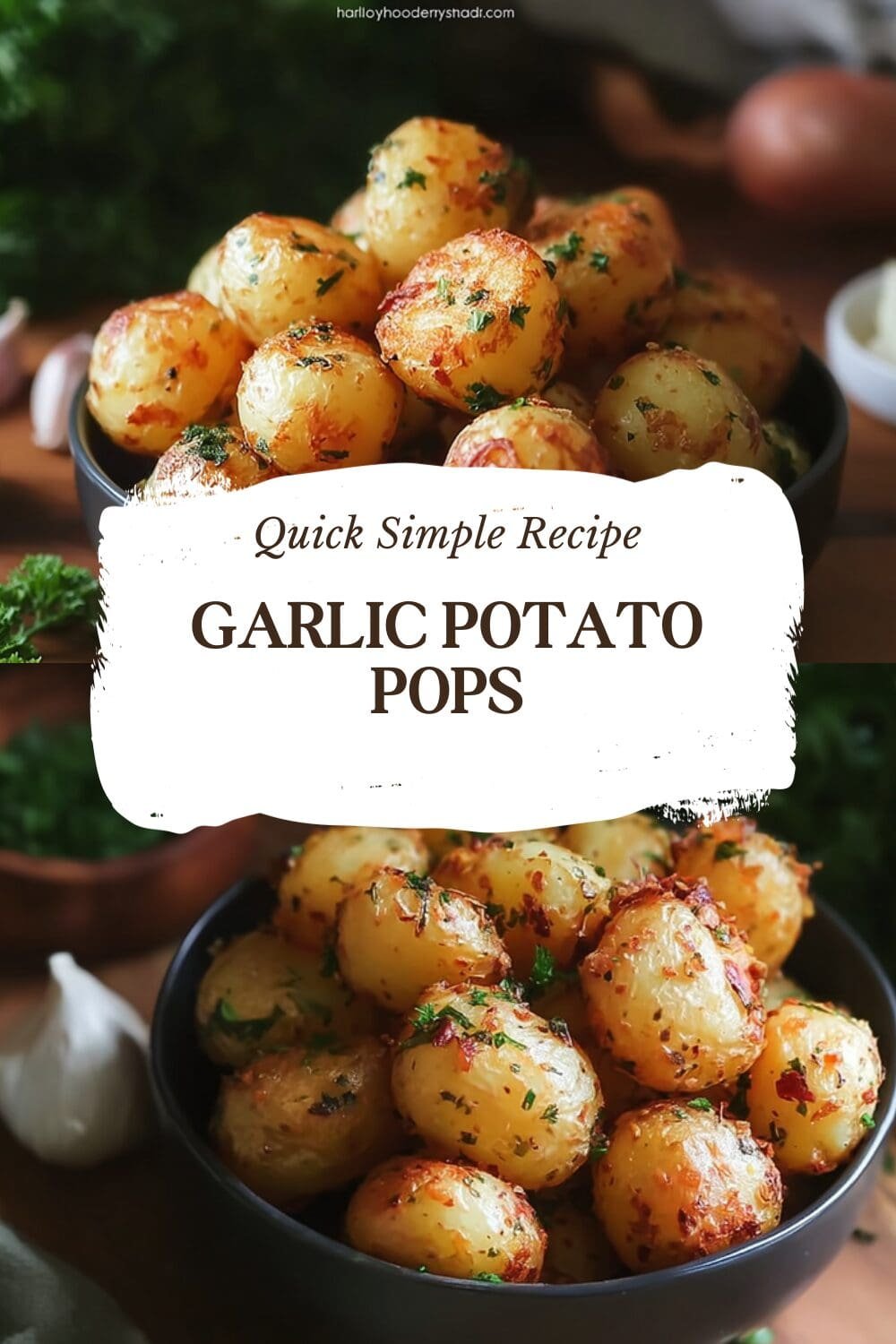 Garlic Potato Pops