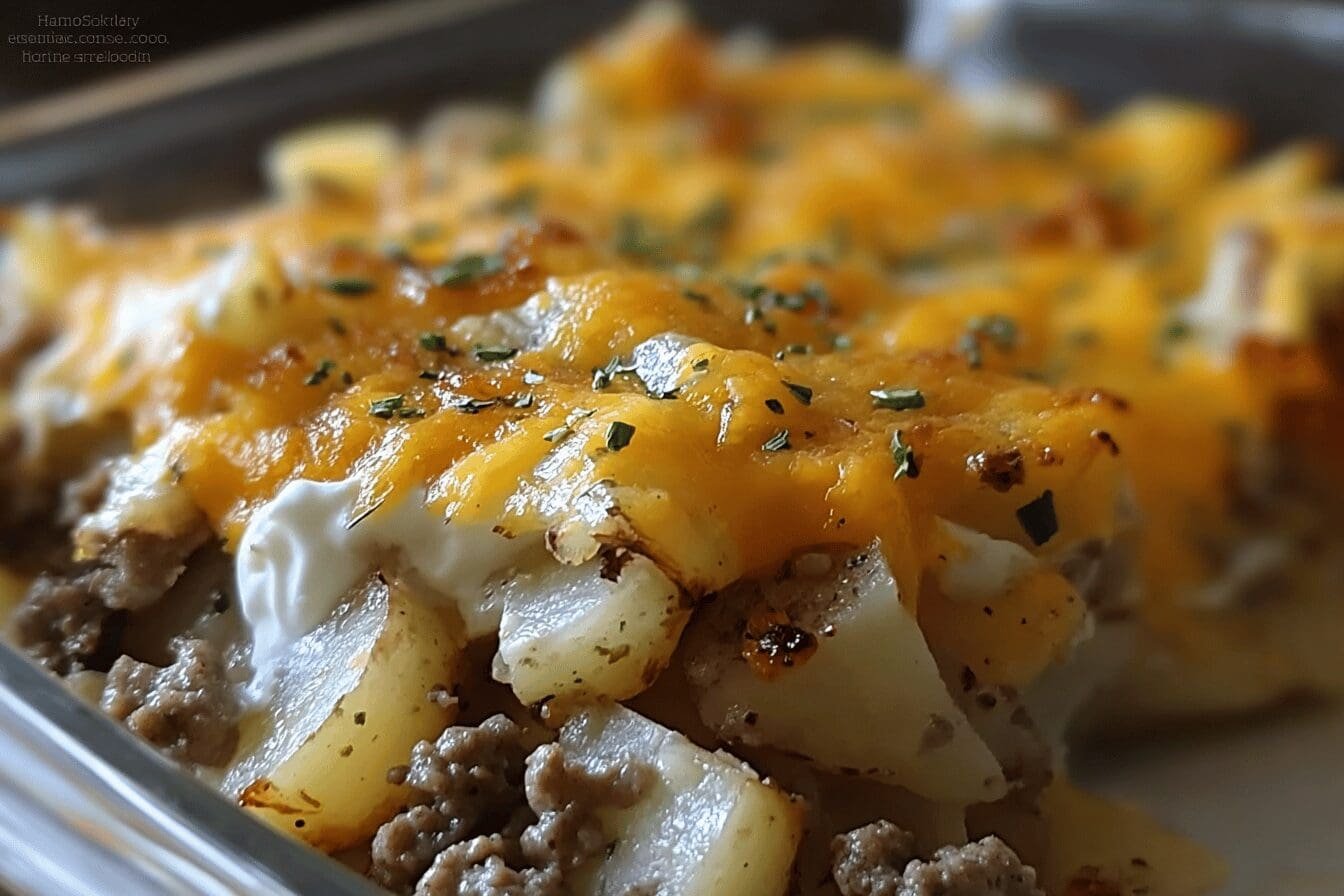 Hamburger Potato Casserole