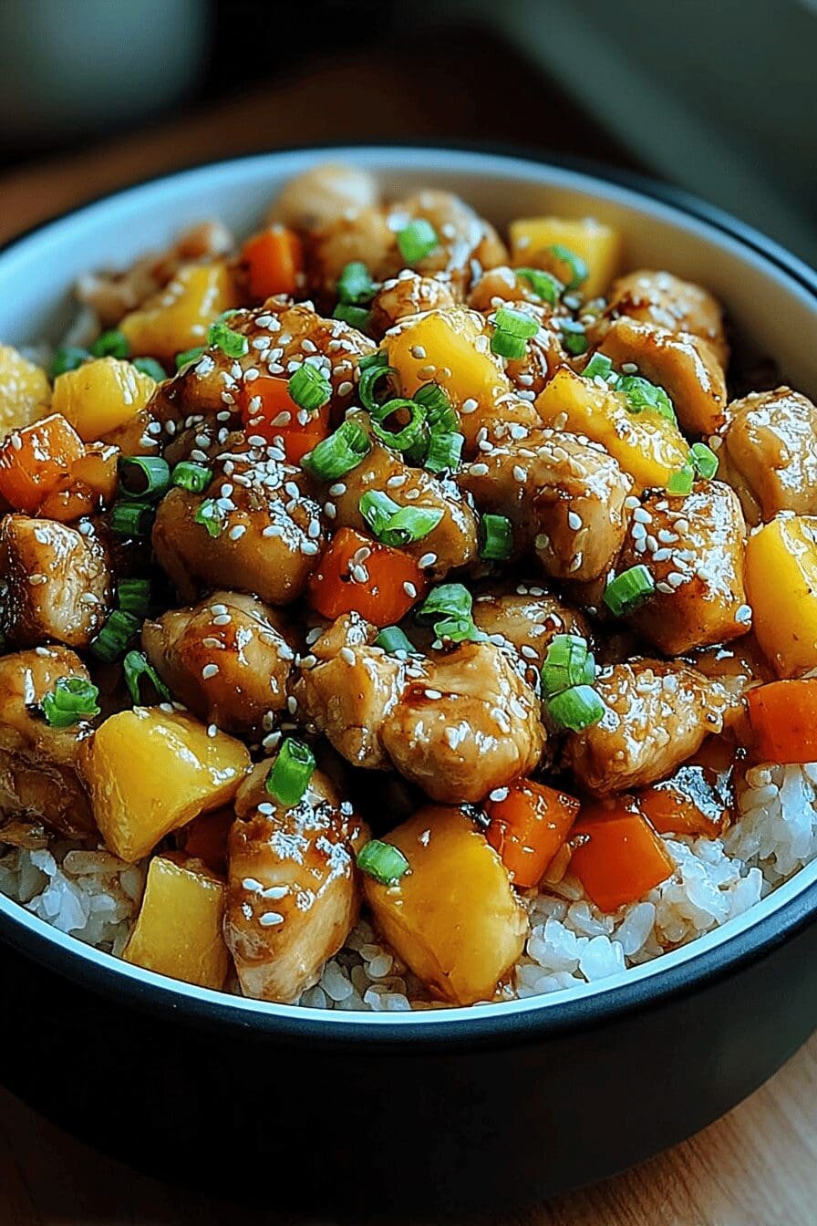 Hawaiian Crockpot Chicken