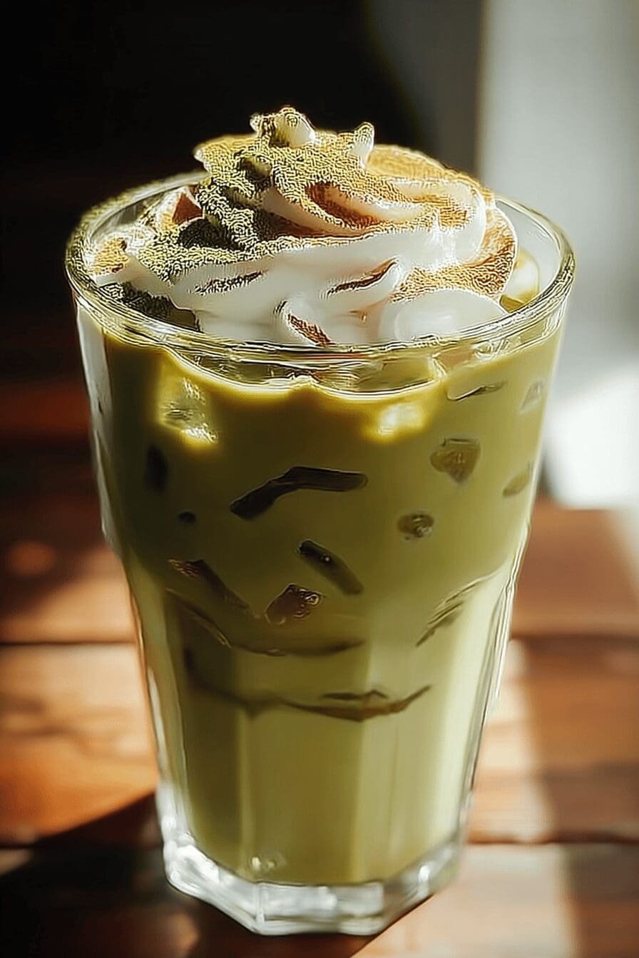 Iced Brown Sugar Matcha