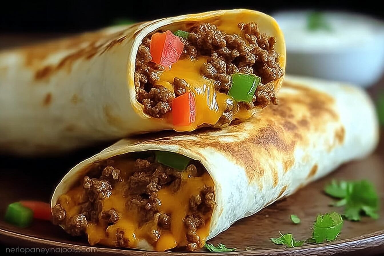 Nacho Cheese Beef Wrap