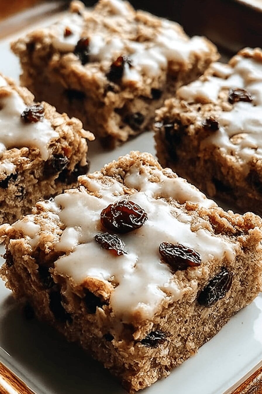 Oatmeal Raisin Cookie Bars