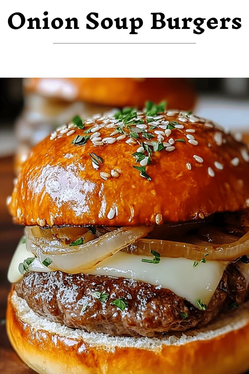 Onion Soup Burgers