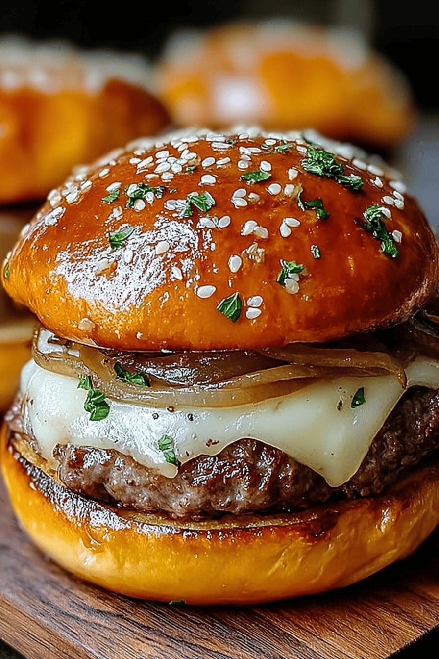 Onion Soup Burgers