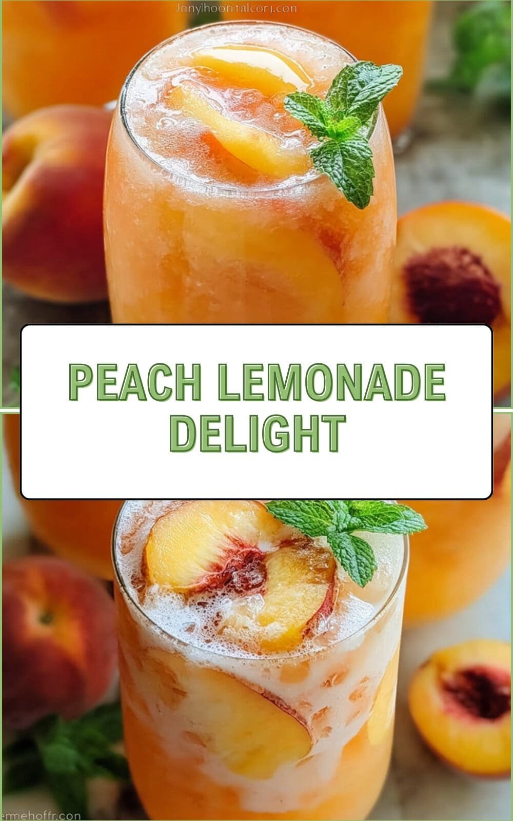 Peach Lemonade Delight