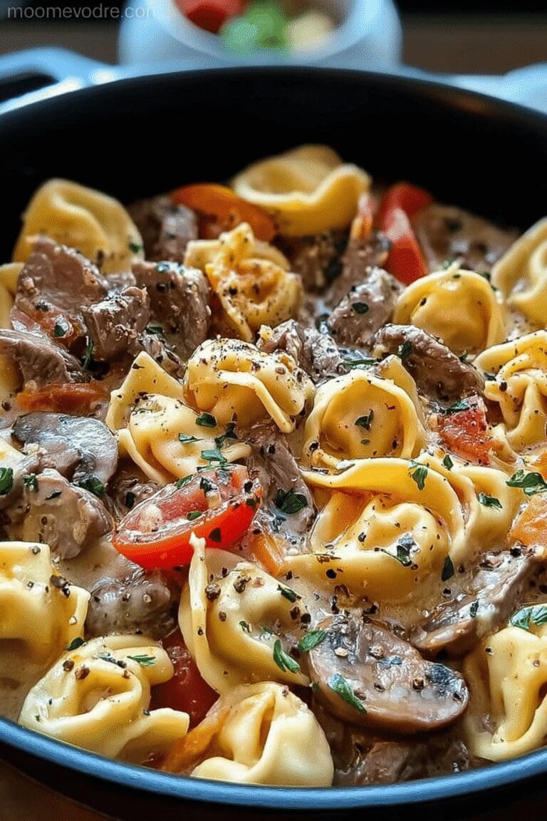 Philly Cheesesteak Tortellini Pasta 46.Png