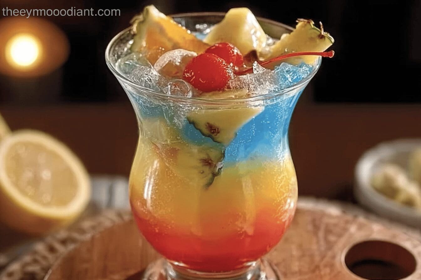 Rainbow Paradise Cocktail