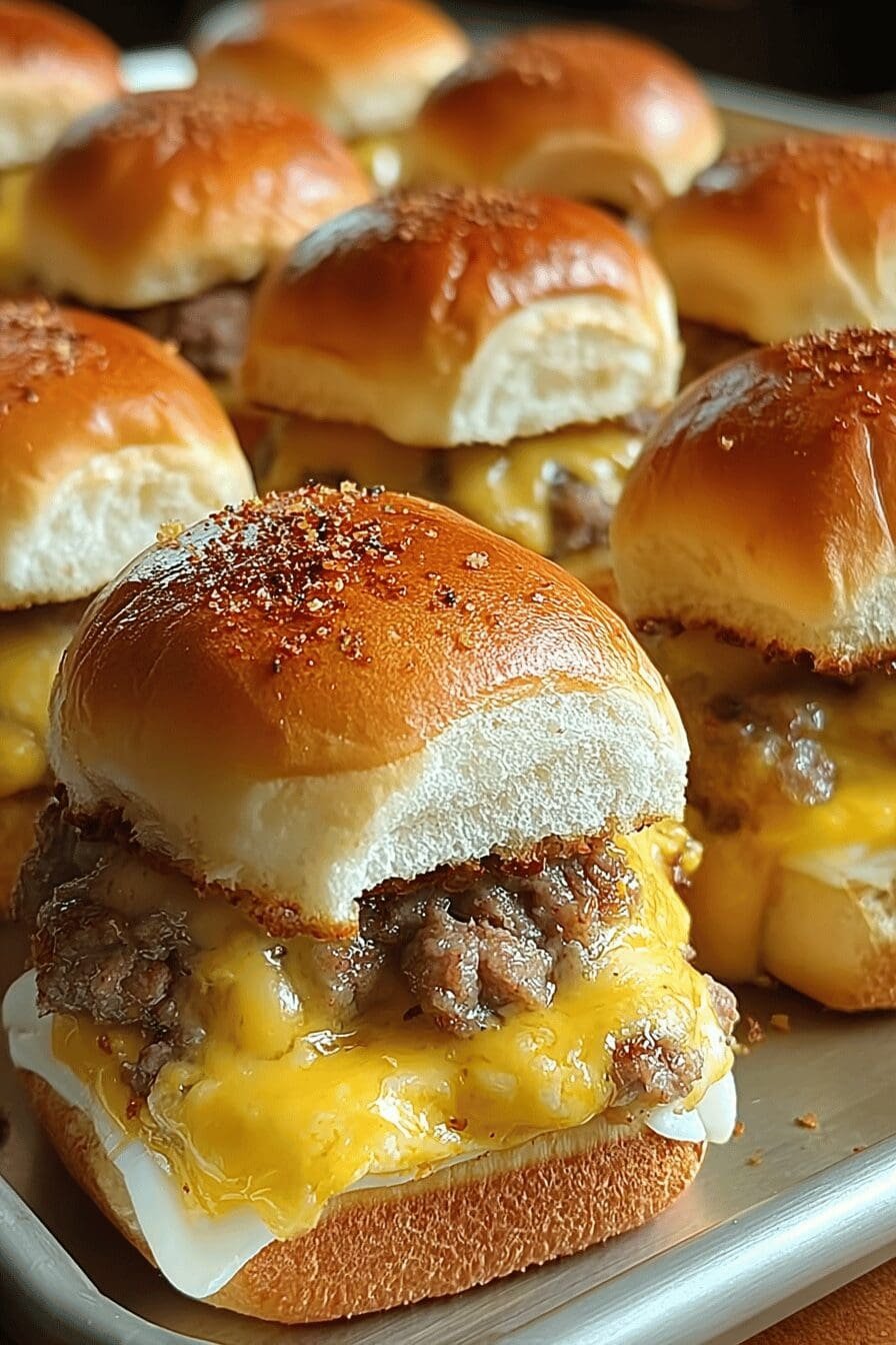 Sausage Egg Cheese Breakfast Sliders
