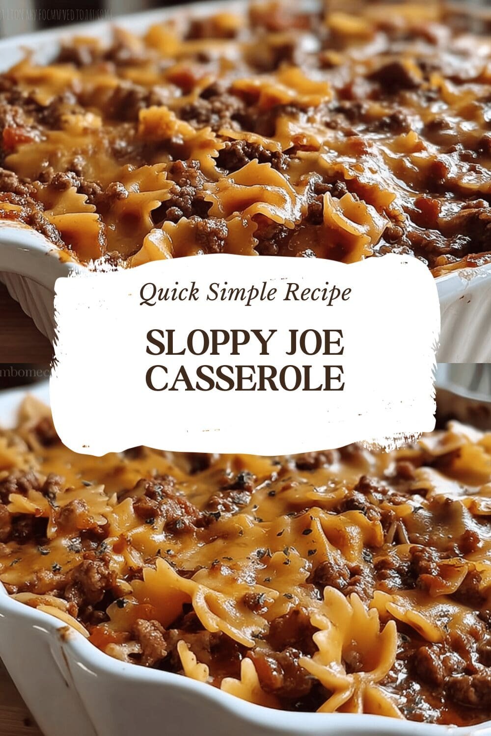 Sloppy Joe Casserole