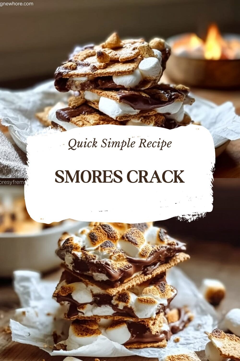 S'Mores Crack Recipe With Gooey Marshmallows And Chocolate Crunch 7 Smores Crack