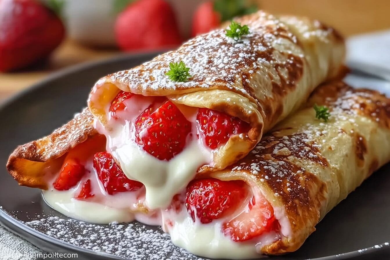 Strawberry Cheesecake Chimichanga