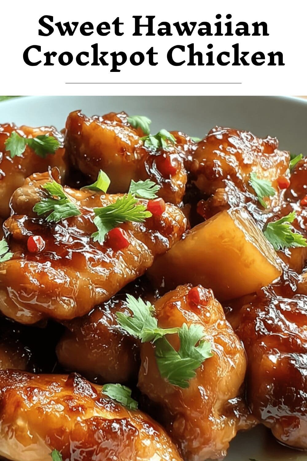 Sweet Hawaiian Crockpot Chicken Recipe With Pineapple And Tangy Sauce 7 Sweet Hawaiian Crockpot Chicken