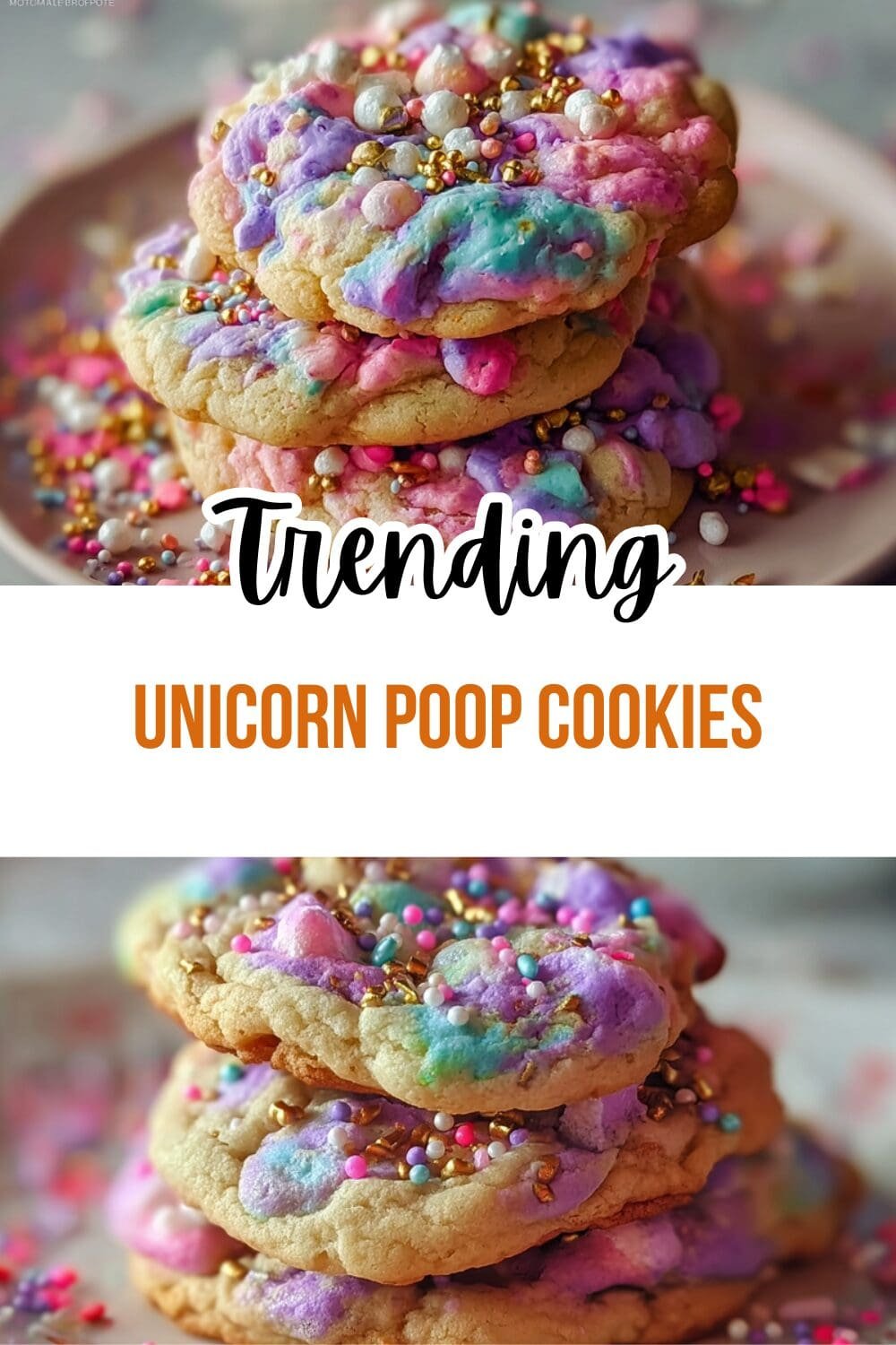 Unicorn Poop Cookies
