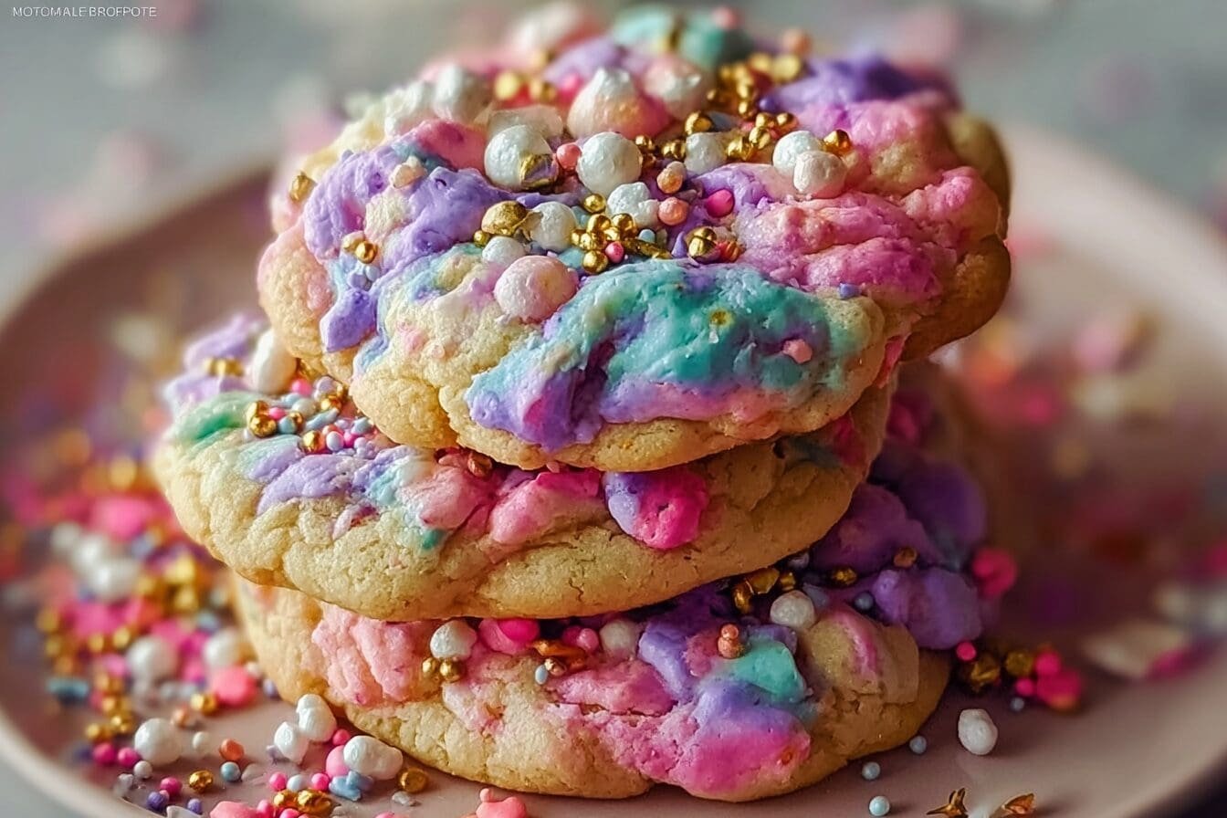 Unicorn Poop Cookies