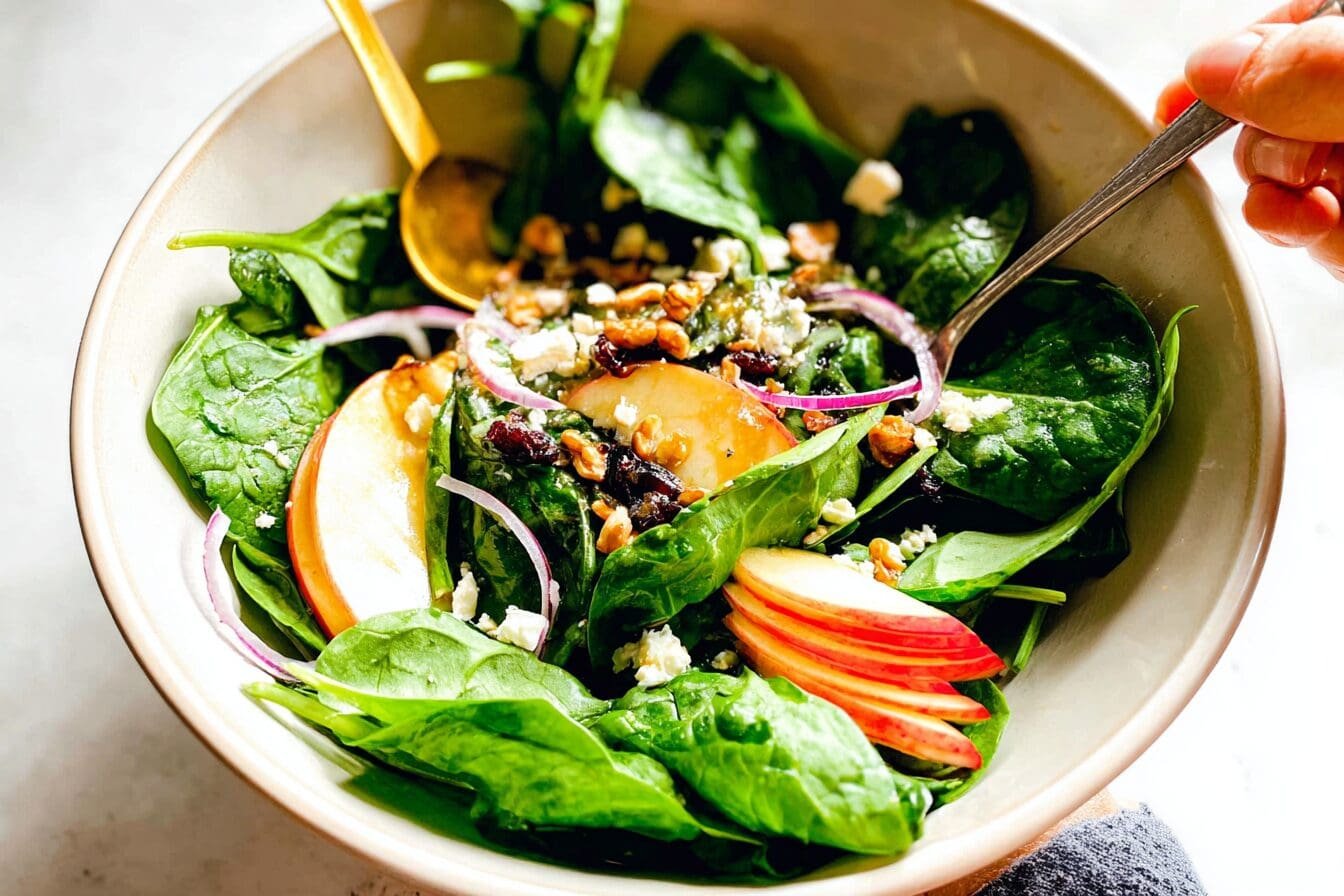 Apple Spinach Salad