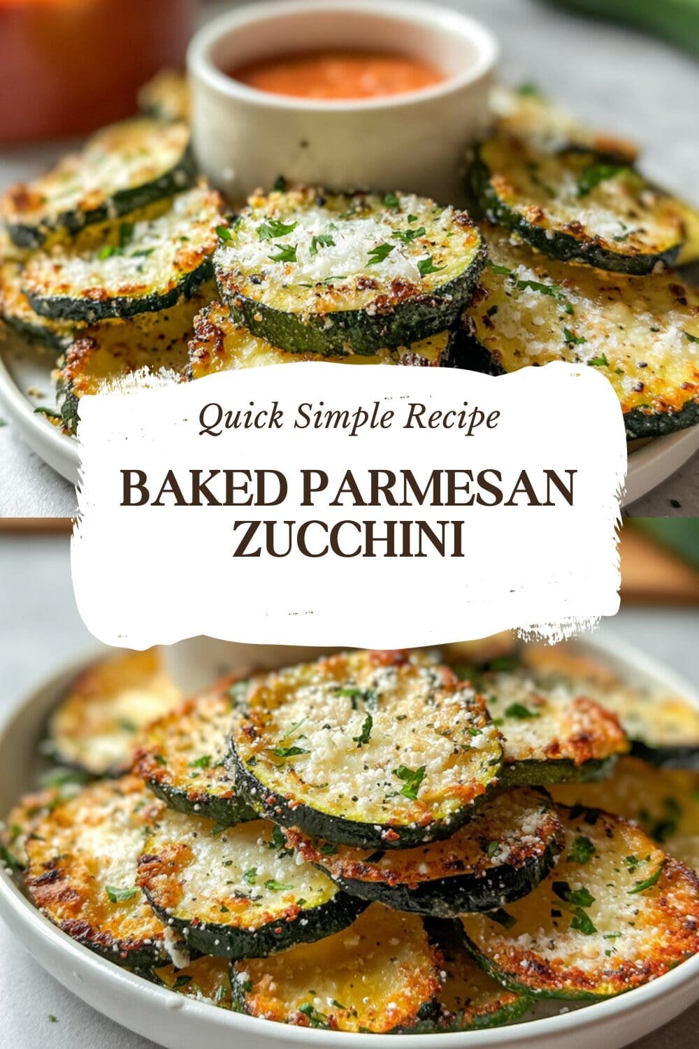 Baked Parmesan Zucchini