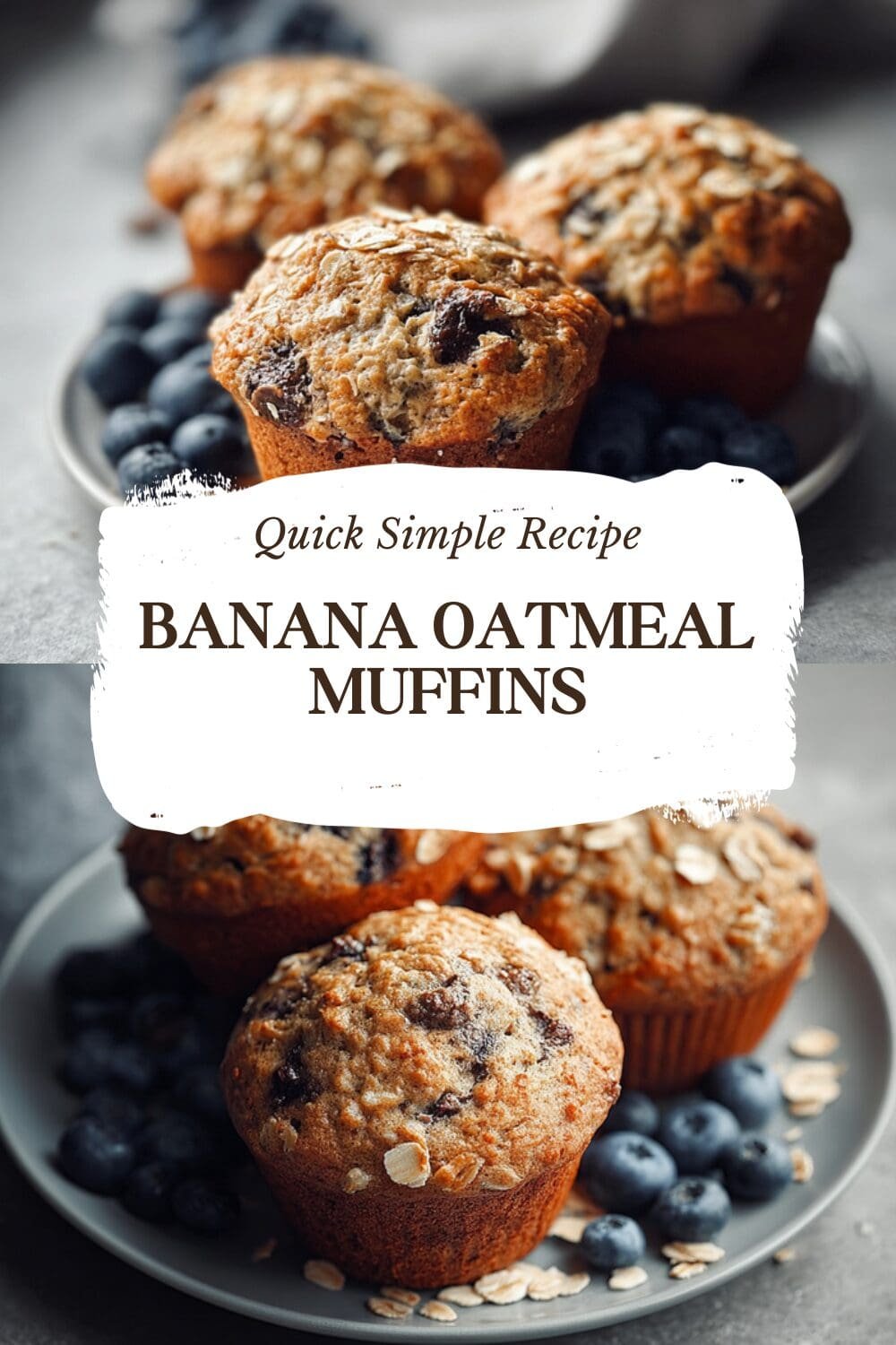Banana Oatmeal Muffins