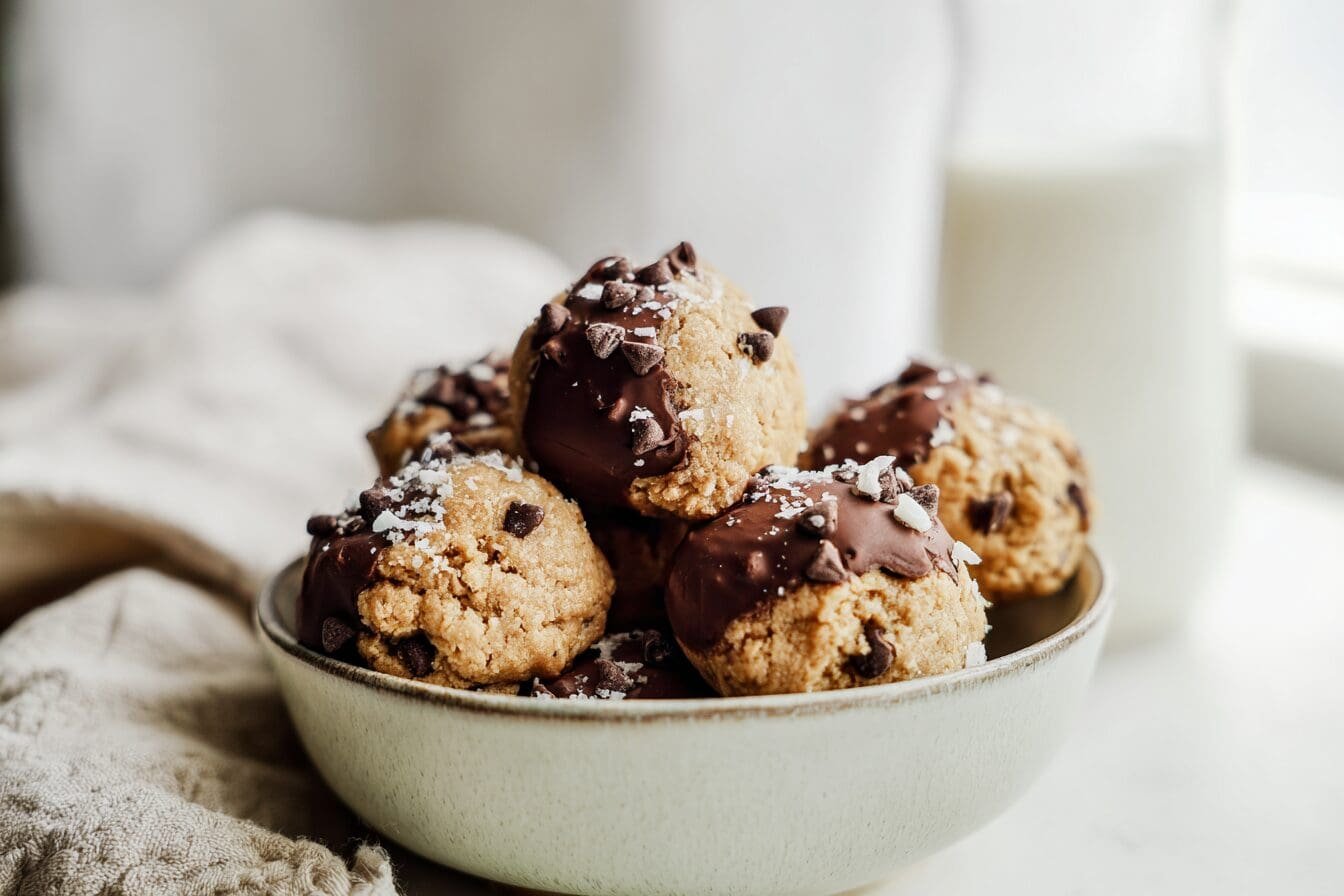 Brown Butter Cookie Dough Bites