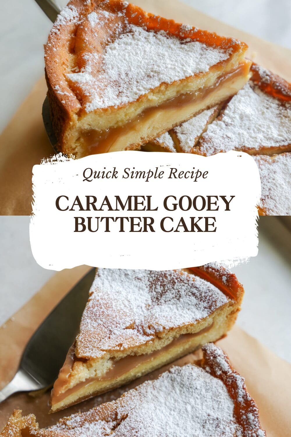 Caramel Gooey Butter Cake