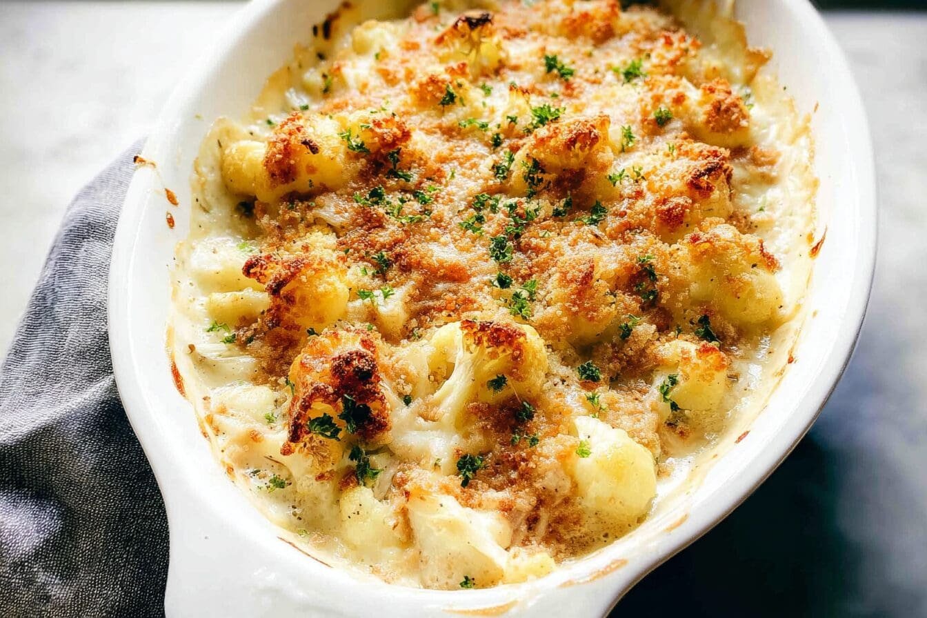 Cauliflower Au Gratin