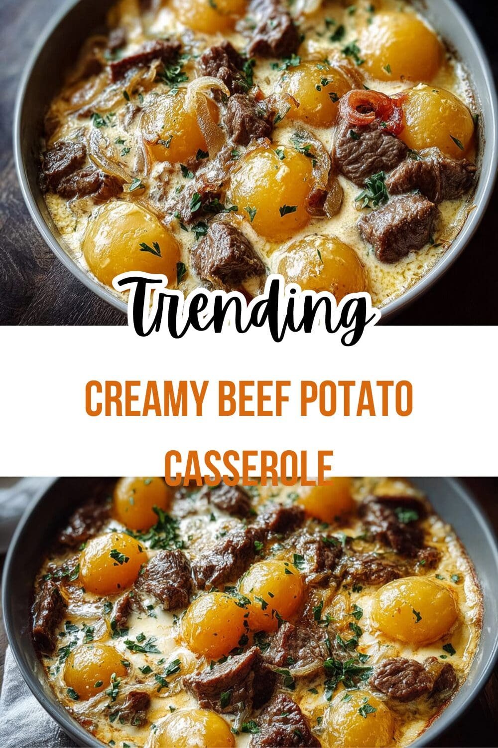 Creamy Beef Potato Casserole