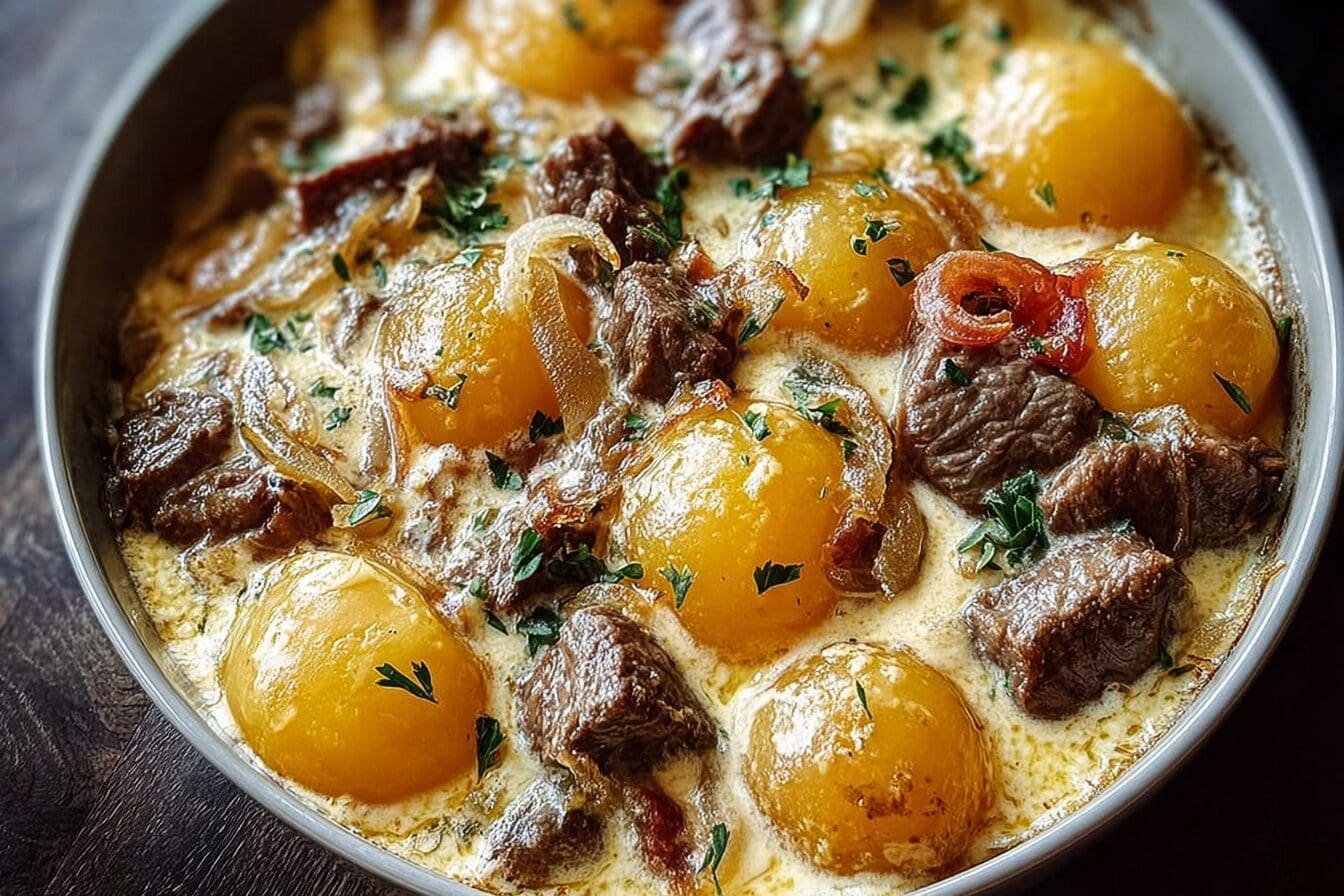 Creamy Beef Potato Casserole