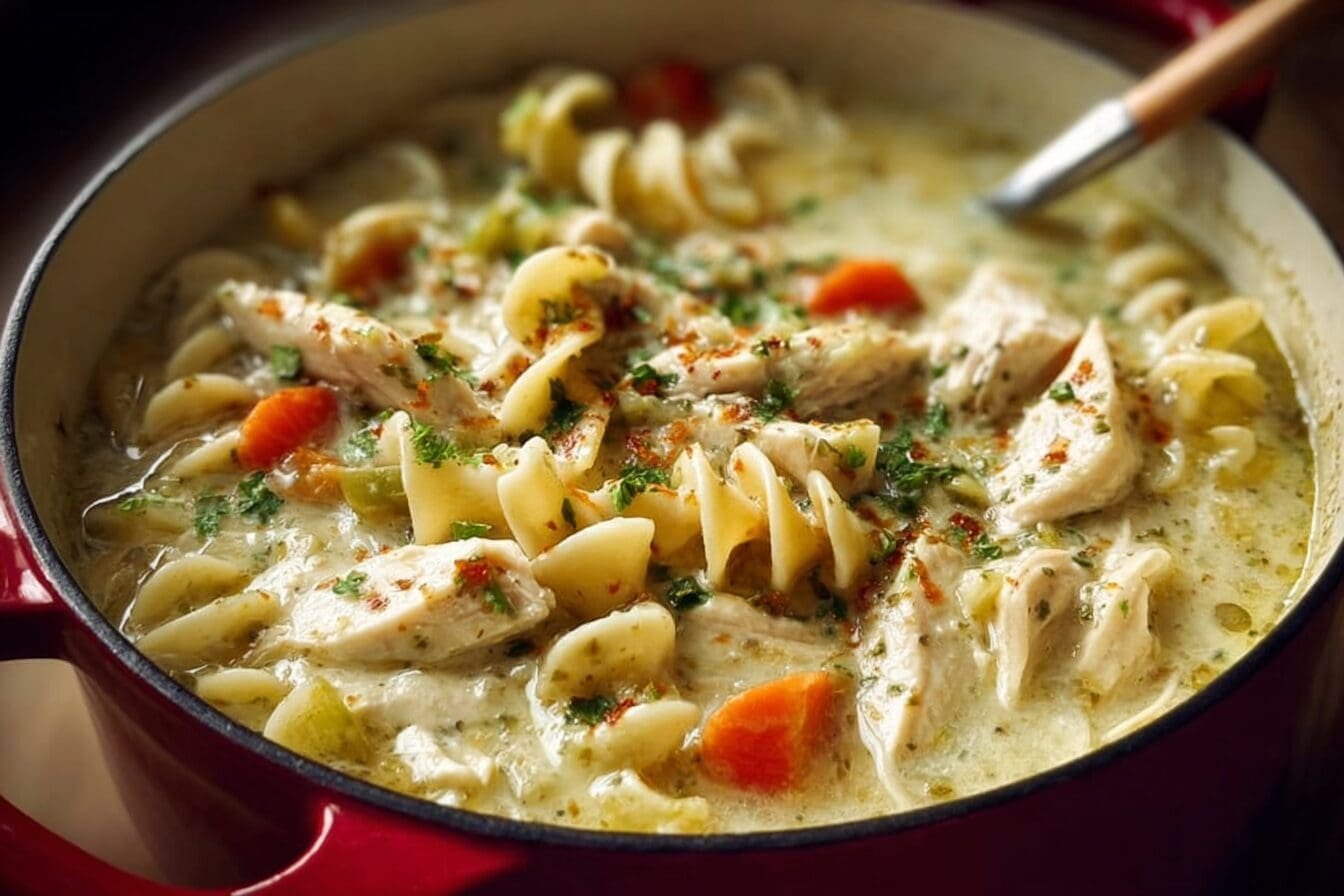 Creamy Chicken Noodle Soup