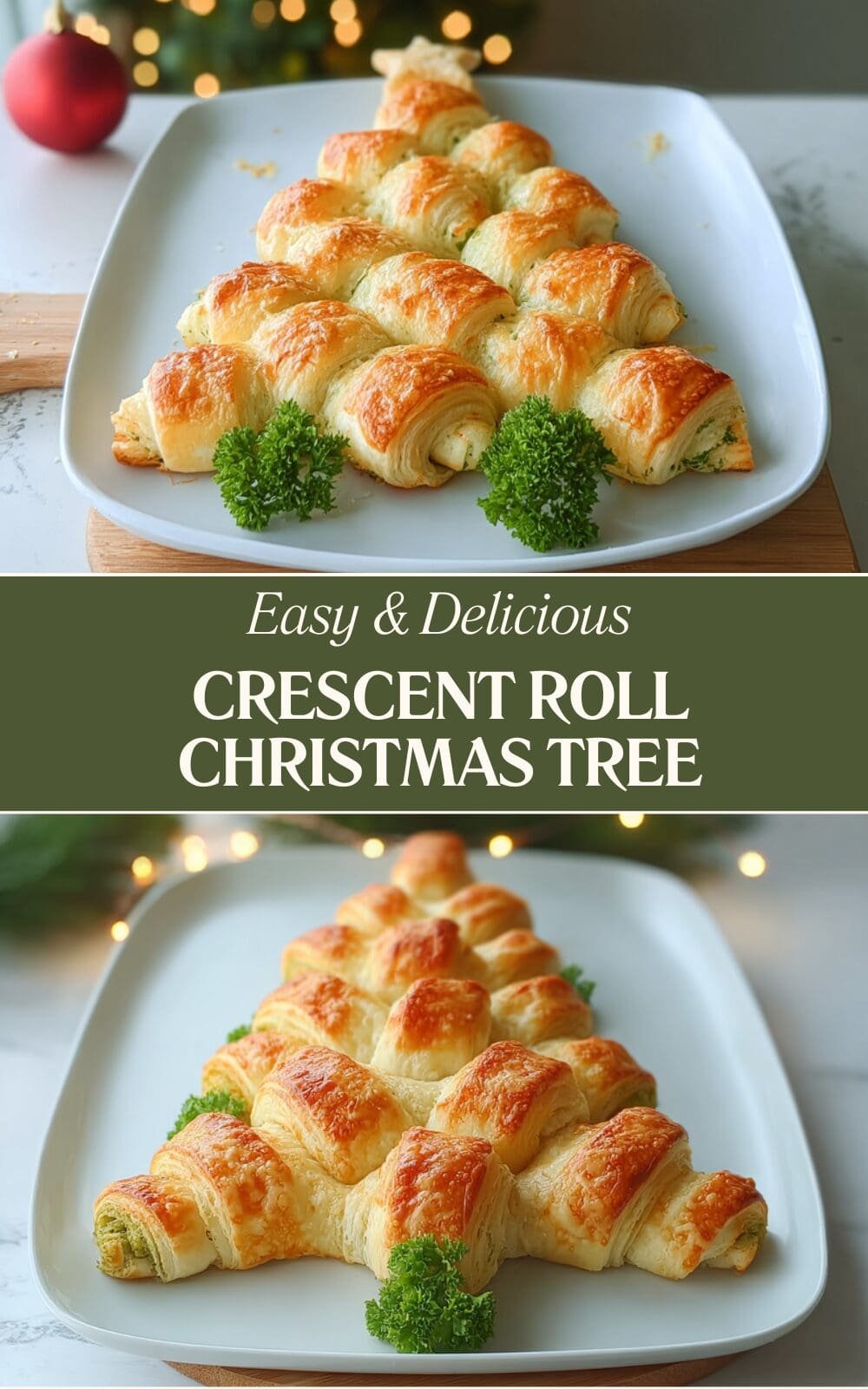 Christmas Tree Pull-Apart Bread: Showstopping Holiday Recipe For Gatherings 7 Crescent Roll Christmas Tree