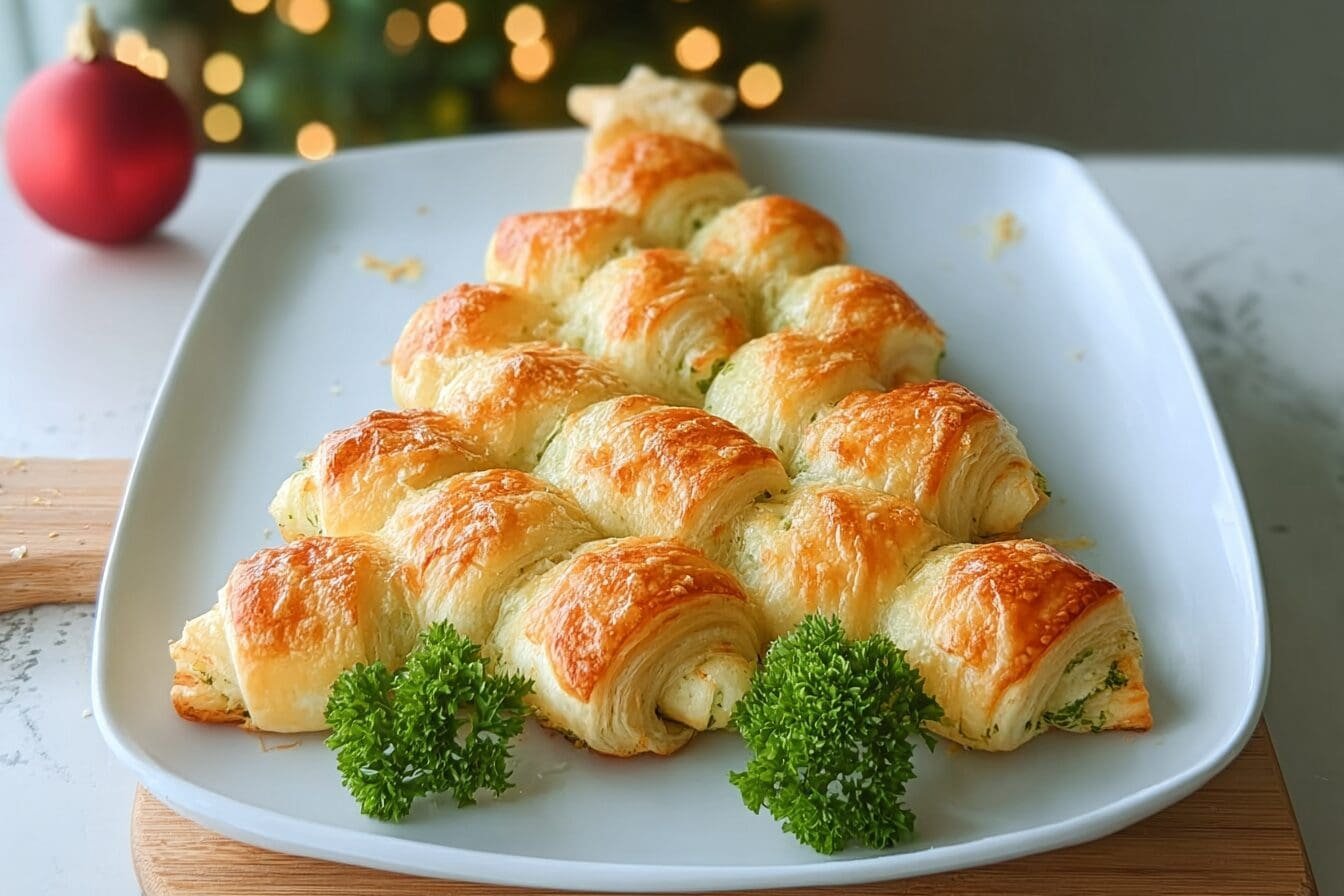 Christmas Tree Pull-Apart Bread: Showstopping Holiday Recipe For Gatherings 6 Crescent Roll Christmas Tree