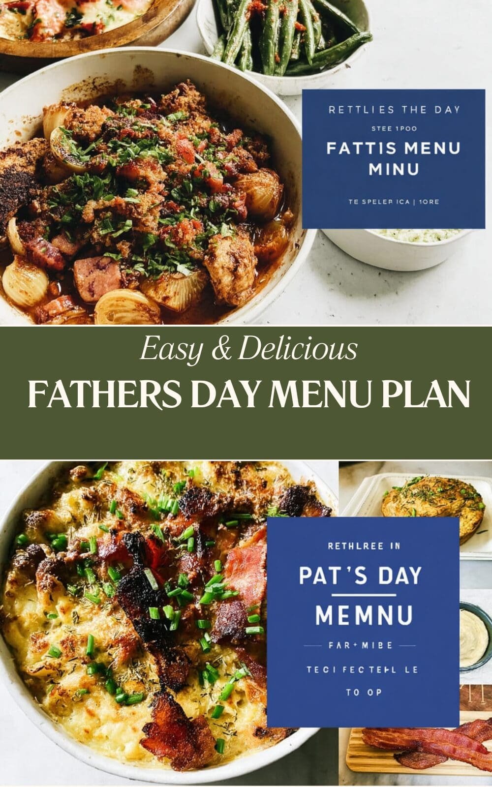 Fathers Day Menu Plan